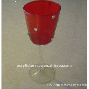 Cup Shape Plexiglass Candle Holder